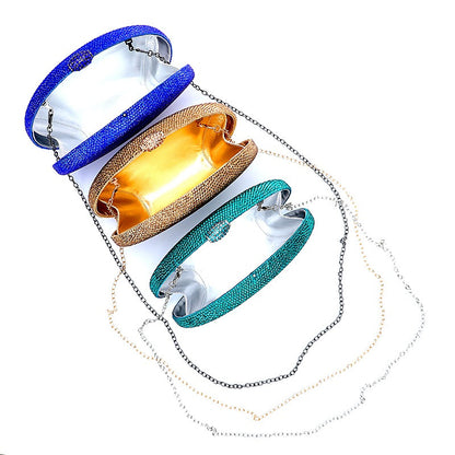 Crystal bag can be used for crossbody carrying, suitable for party and wedding gift bags