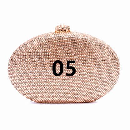 Crystal bag can be used for crossbody carrying, suitable for party and wedding gift bags