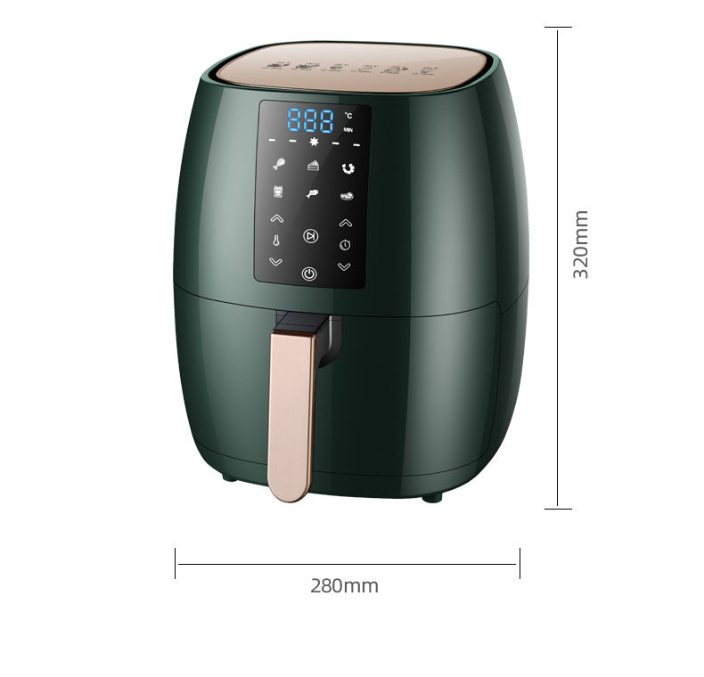 Household Appliances Smart Touch Automatic Power Off Touch Large Capacity Air Fryer Visual Air Fryer 5.5L