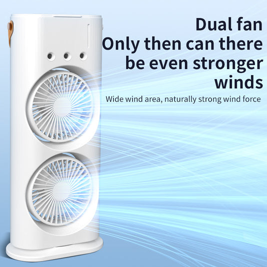 Personal Air Conditioner Double-Ended USB Rechargeable Portable Mini Air Conditioner Air Cooling Fan