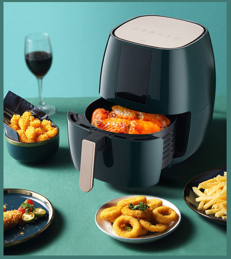 Household Appliances Smart Touch Automatic Power Off Touch Large Capacity Air Fryer Visual Air Fryer 5.5L