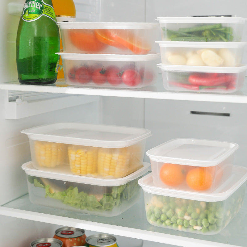 Refrigerator Storage Box Large-Capacity Transparent Fresh-Keeping Kitchen Storage Sealed Tank Fruit And Vegetable Food Sorting And Storage