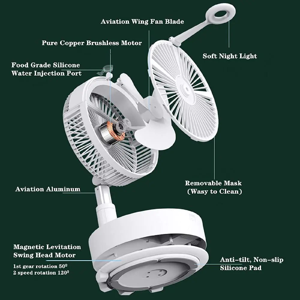 Rechargeable Portable Fan